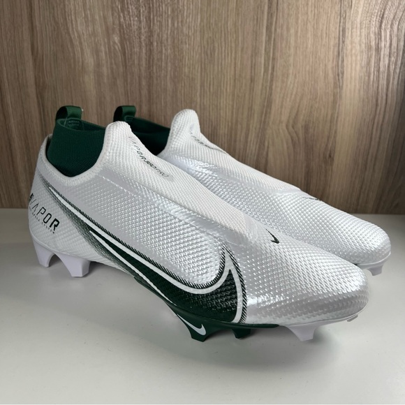 Nike Vapor Edge Pro 360 White Green Football Cleats CV6345-103 Men’s Size 12 - Picture 3 of 11